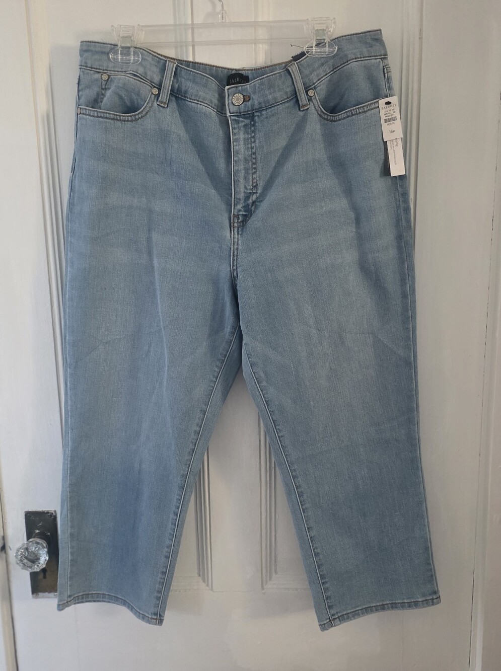 Talbots Straight Leg Crop Jeans Petite Plus Size